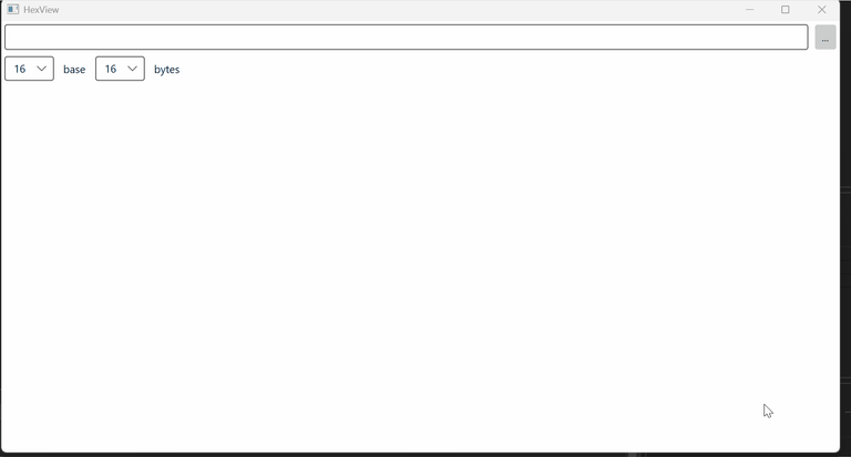 HexView desktop binary editor