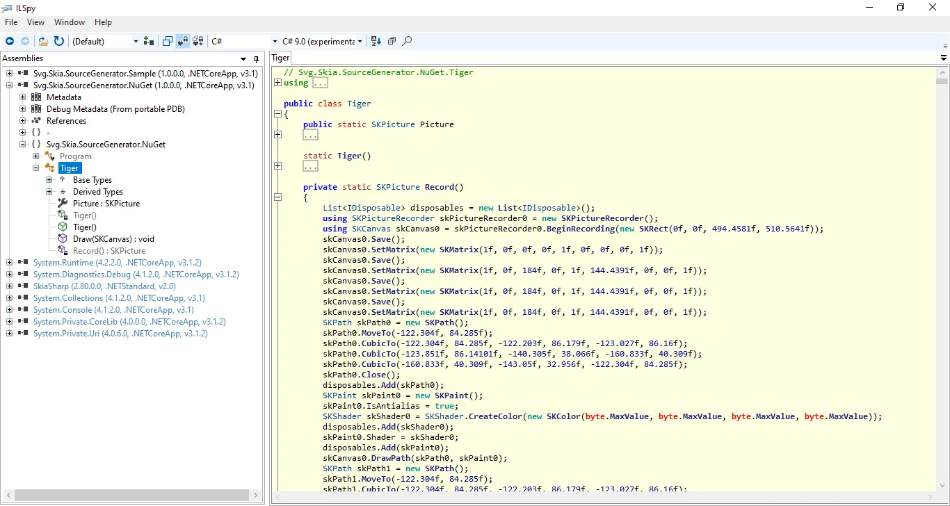 Svg.Skia demo rendering multiple SVG files
