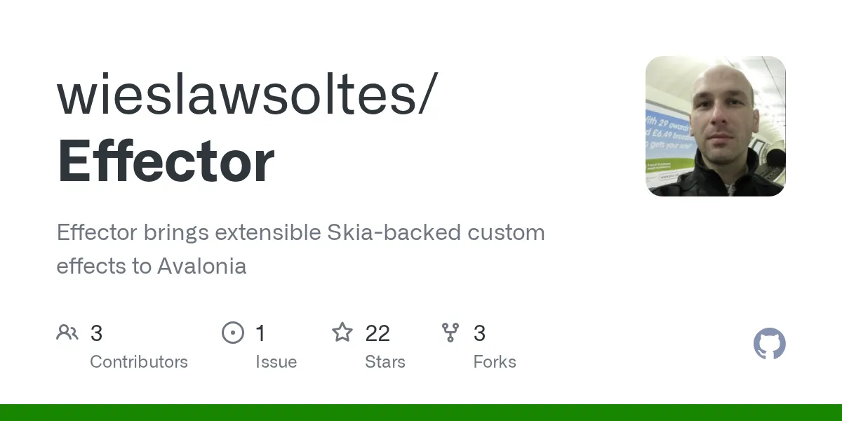 Effector GitHub repository preview