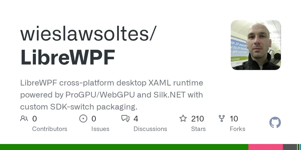 LibreWPF GitHub repository preview