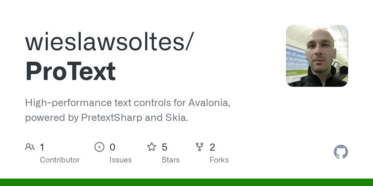 ProText GitHub repository preview