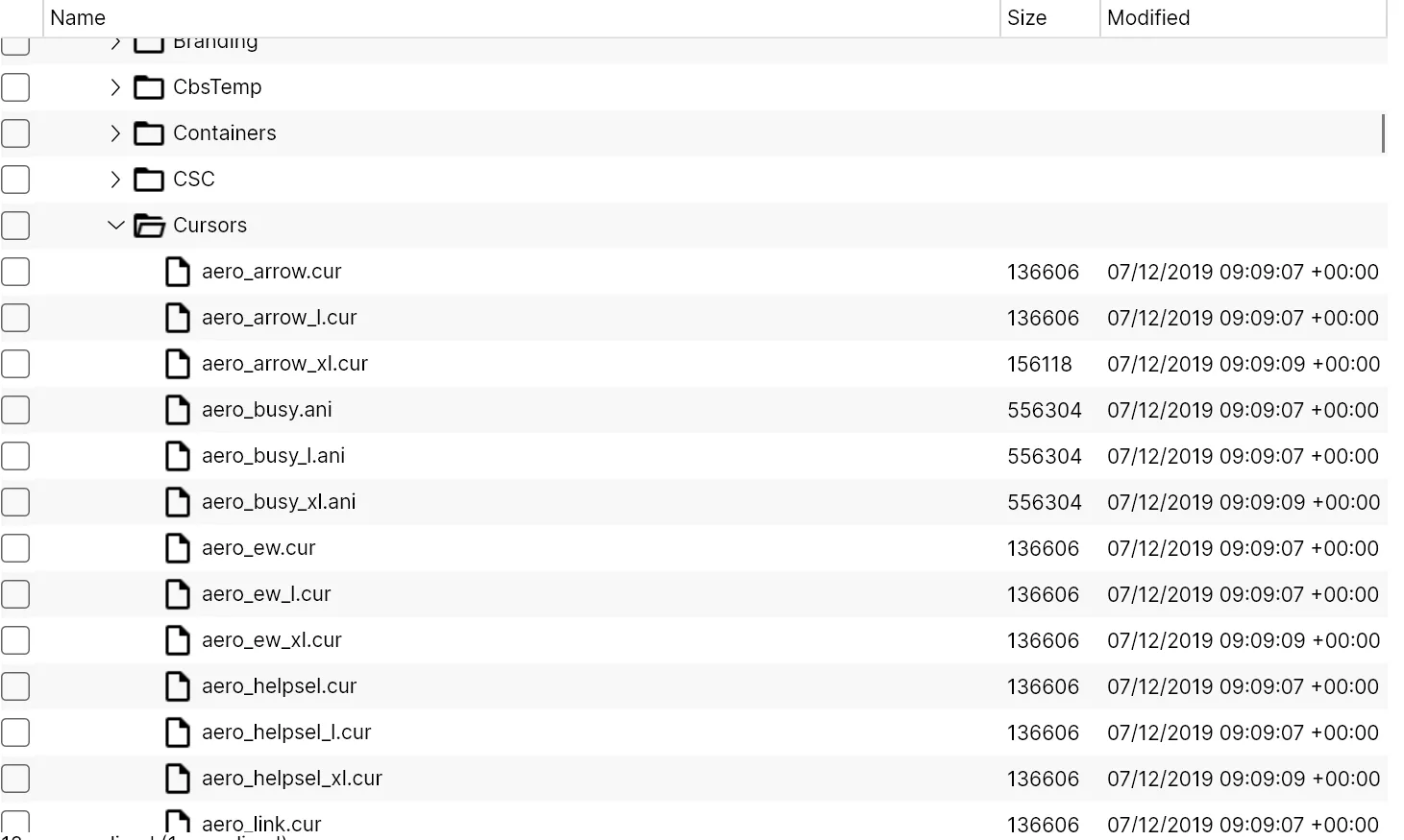 TreeDataGrid file explorer sample