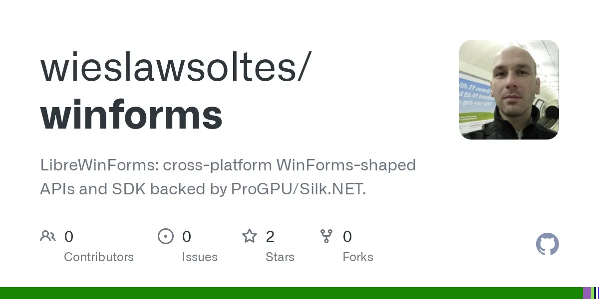 LibreWinForms GitHub repository preview
