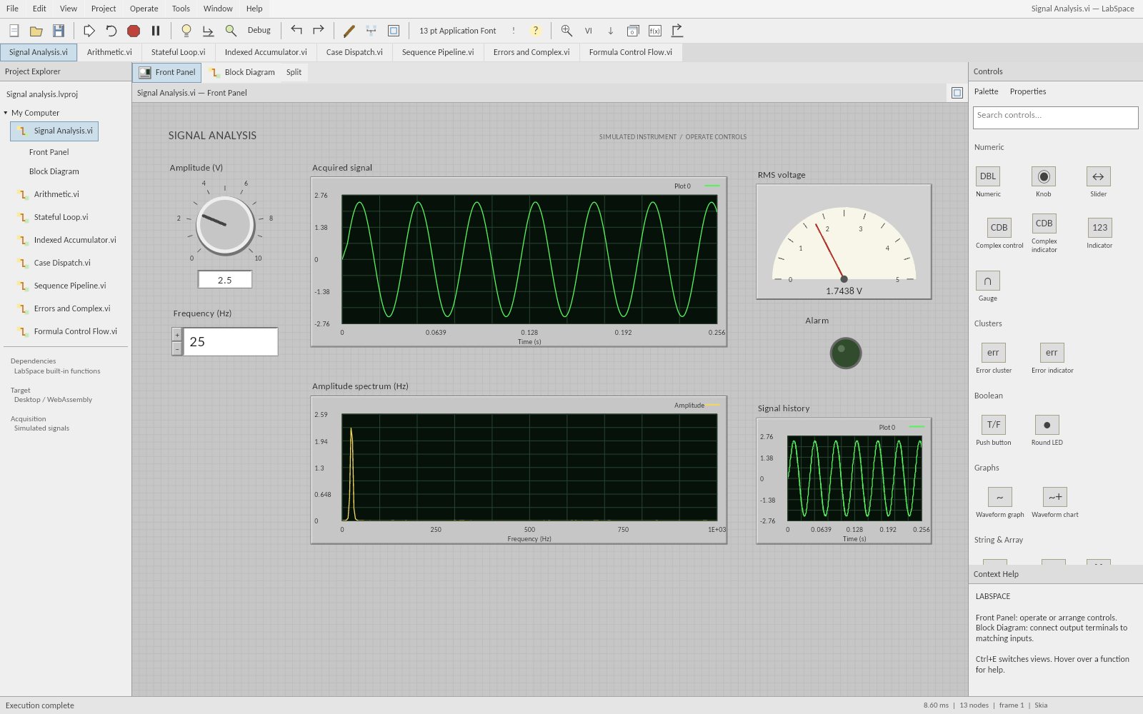 LabSpace running in the browser