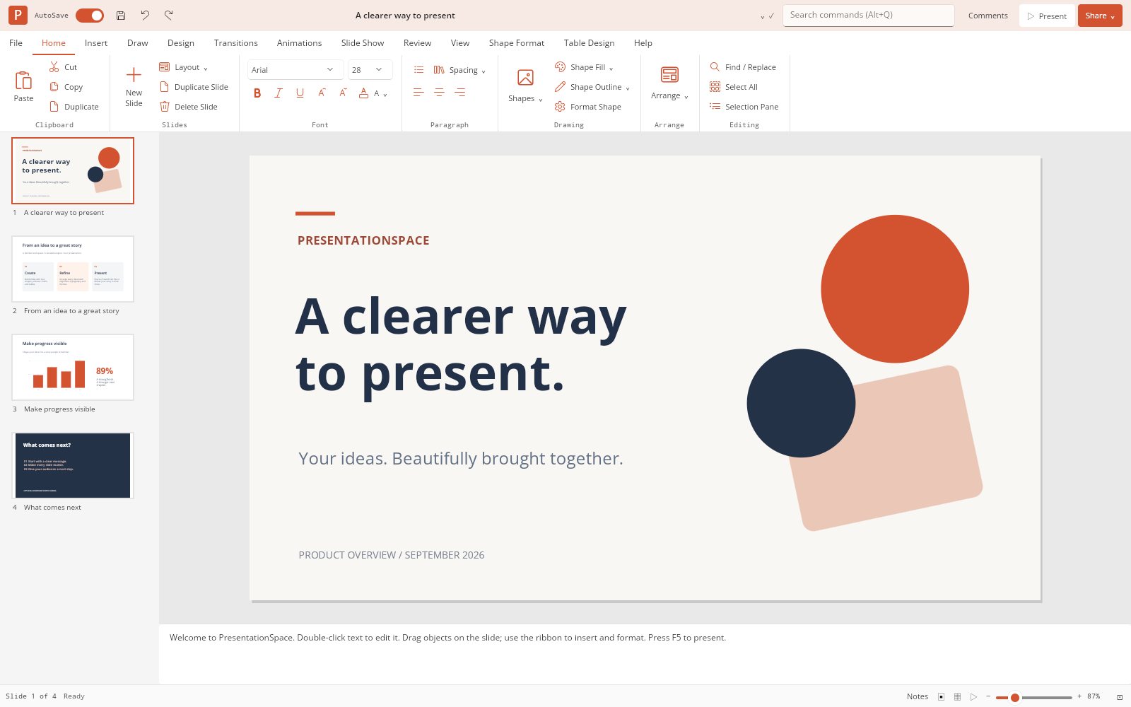 PresentationSpace running in the browser